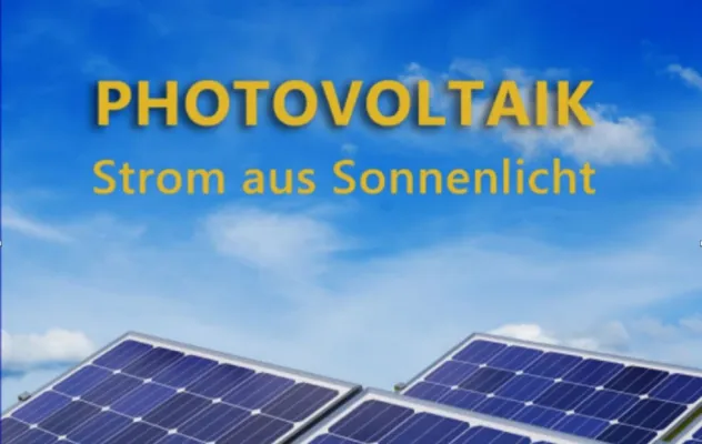 Bild: Photovoltaik - Strom aus Sonnenlicht