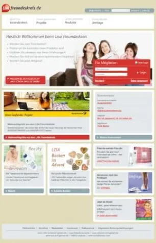 Bild: Weihnachtsgrüße aus dem "LISA-Freundeskreis"