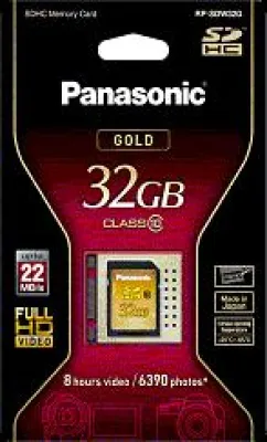 Bild: Panasonic ab 1. Juni 2009 mit neuem SD Speicherkarten-Sortiment