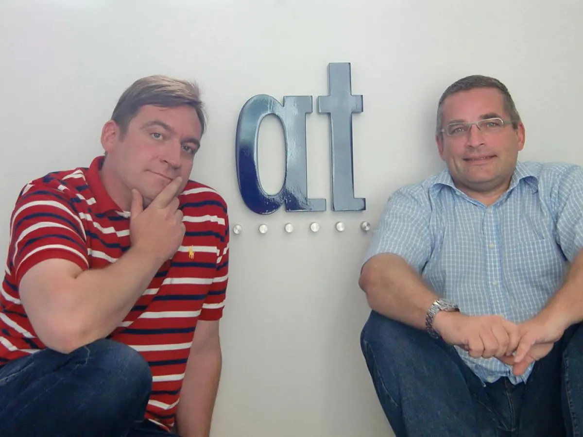 Kai Fatheuer und Olaf Weppler, at sales communications