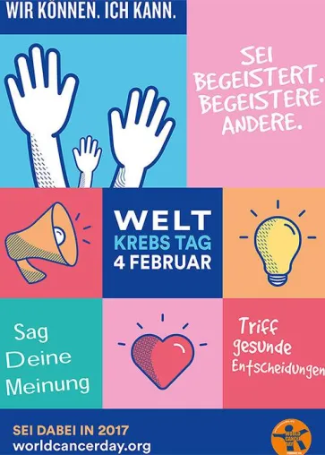 Bild: Weltkrebstag: Deutsche Krebshilfe informiert und ruft zum Handeln auf