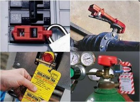Bild: Lockout Tagout: Wartungs-/ Blockiersysteme für die Arbeitssicherheit nach EG-R 89/655
