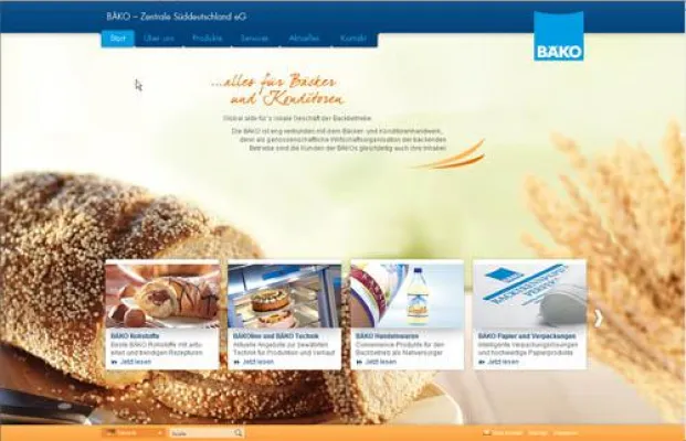 Bild: Frisch aus dem Ofen – BÄKO-Zentrale Süddeutschland eG mit neuer Website