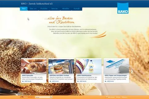 Bild: Frisch aus dem Ofen – BÄKO-Zentrale Süddeutschland eG mit neuer Website
