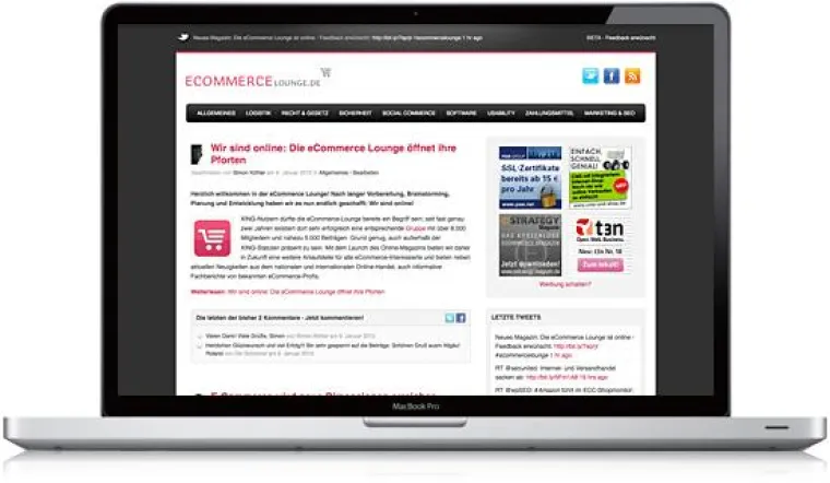 eCommerce Lounge - Das neue Online-Magazin über News & Trends aus dem Online-Handel Bild: eCommerce Lounge - Das neue Online-Magazin über News & Trends aus dem Online-Handel