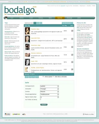 35 Angebote in 24 Stunden - Portal hilft bei Sprechersuche Bild: 35 Angebote in 24 Stunden - Portal hilft bei Sprechersuche