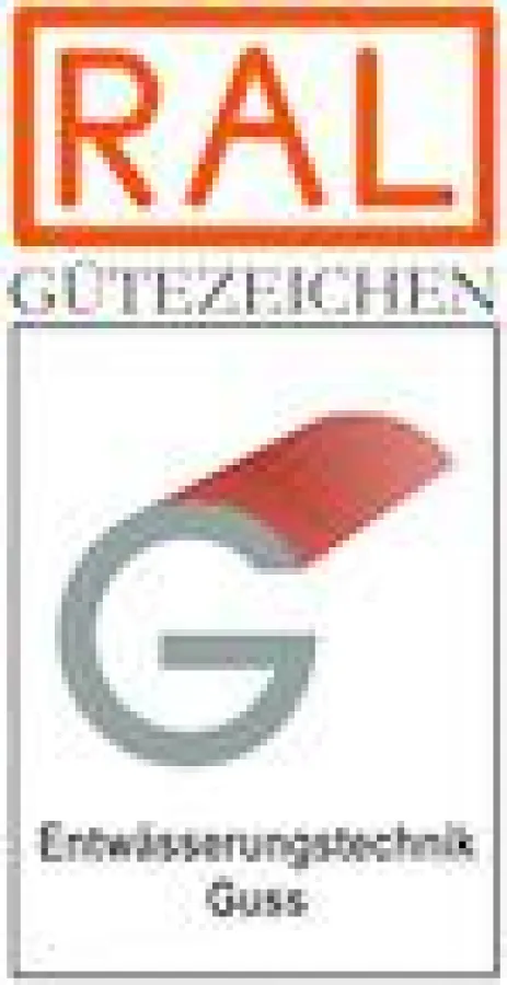 Bild 1: RAL Gütezeichen Entwässerungstechnik Guss. Bildnachweis: RAL