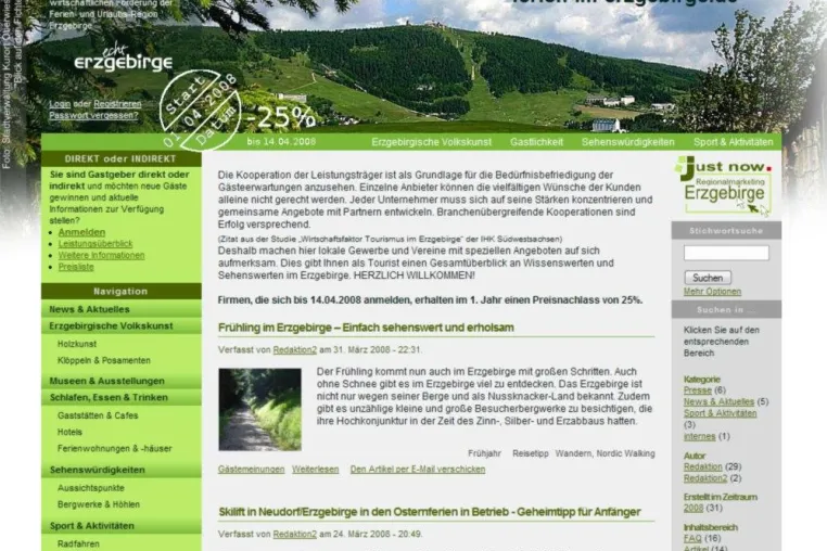 Gemeinsames Erzgebirge startet mit neuem Konzept Bild: Gemeinsames Erzgebirge startet mit neuem Konzept