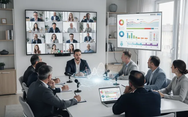 Bild: KI-gestütztes Protokoll für die Eigentümerversammlung: Wie Hausverwaltungen den Aufwand um 60 % senken