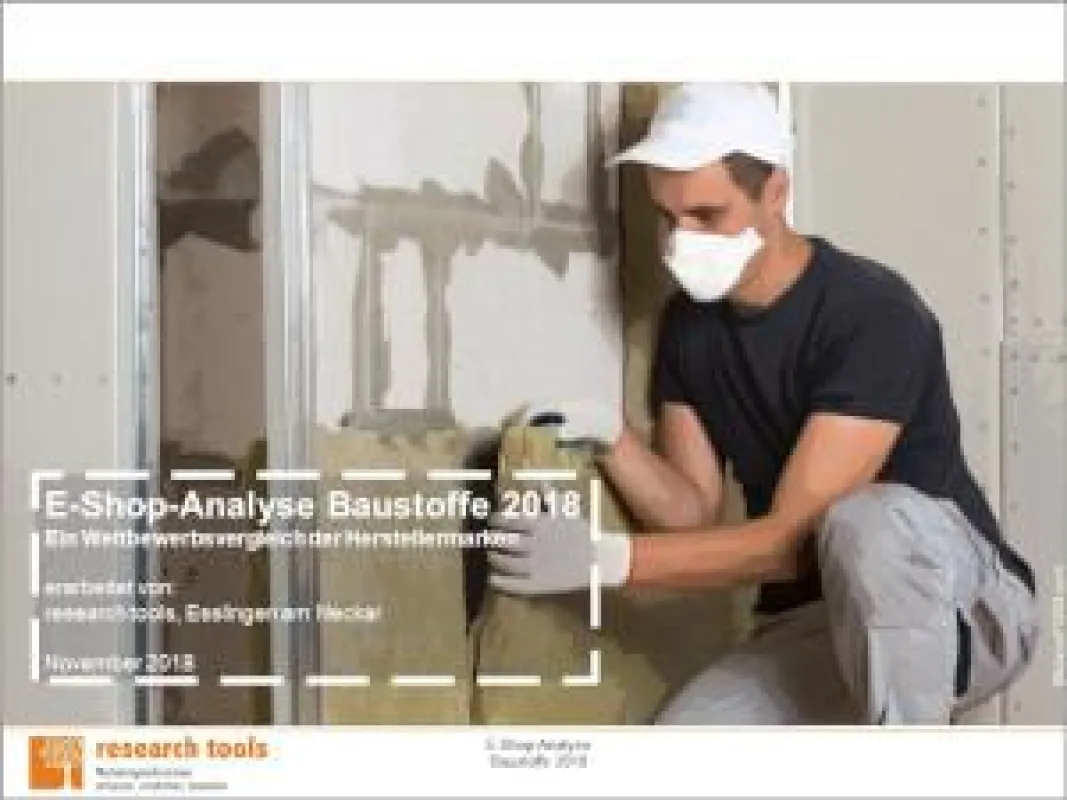 E-Shop-Analyse Baustoffe 2018