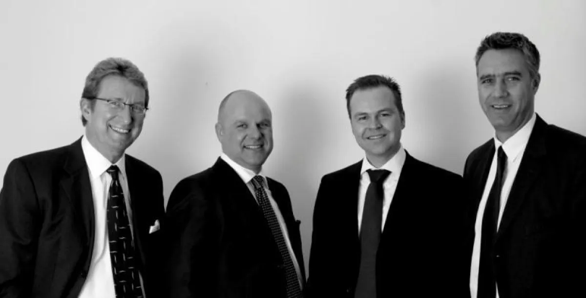 Gesellschafter Sales Services GmbH (von links); Hans-Jürgen Dannheisig , Dirk Bednarz, Clemens Schuerhoff, Sacha Buytaert