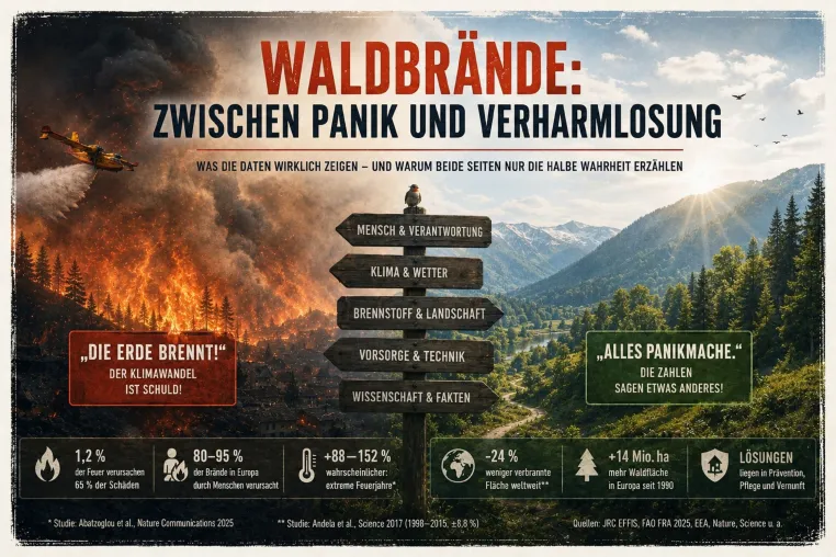 Bild: Waldbrände: Zwischen Panik und Verharmlosung