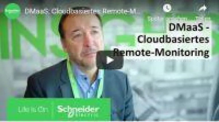 Schneider Electric bietet flexible und kosteneffiziente RZ-Überwachung aus der Cloud Bild: Schneider Electric bietet flexible und kosteneffiziente RZ-Überwachung aus der Cloud