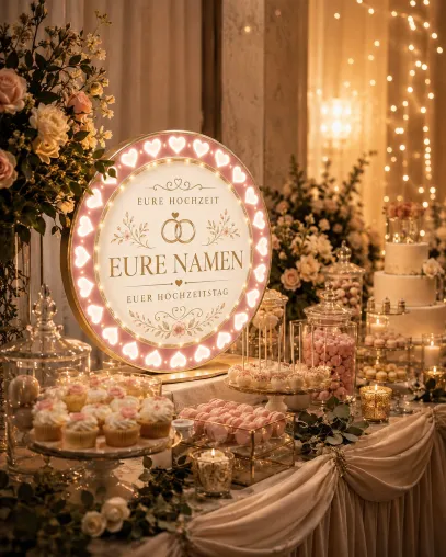 Wenn Namen leuchten: Erfinderprofi25 bringt personalisierte Hochzeitsedition auf den Markt Bild: Wenn Namen leuchten: Erfinderprofi25 bringt personalisierte Hochzeitsedition auf den Markt