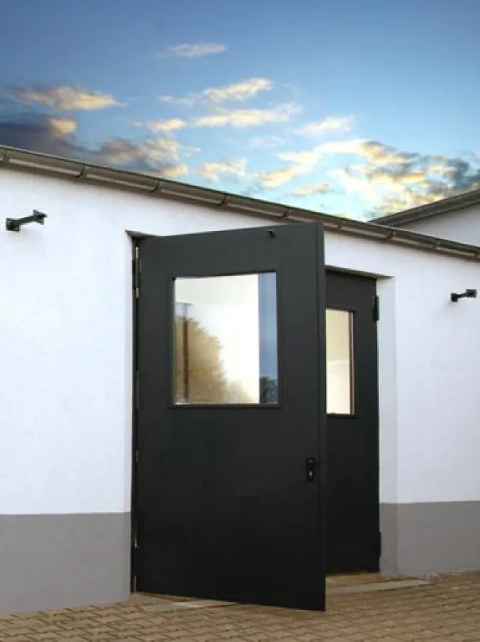 Die Außentüren von System Schröders verfügen über eine CE-Kennzeichnug.