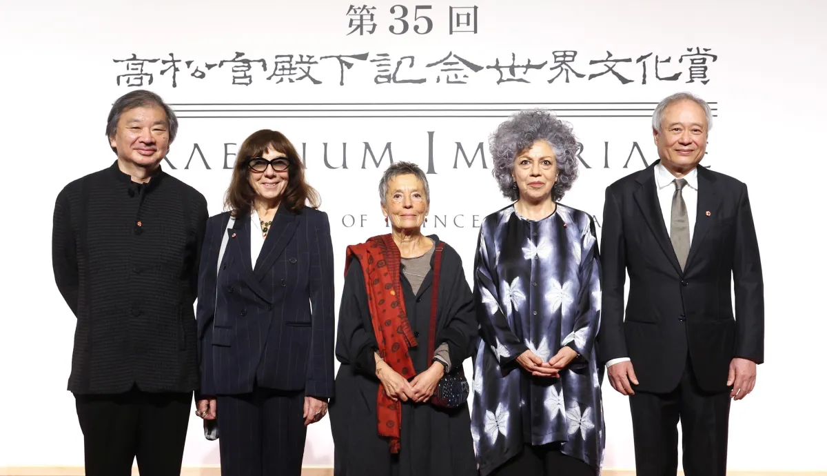 Die PRAEMIUM IMPERIALE-Preisträger 2024 (© Japan Art Association / The Sankei Shimbun)