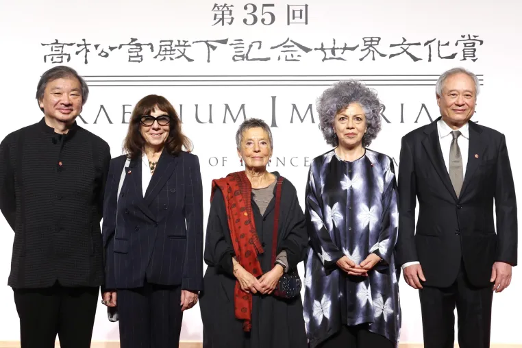 Bild: PRAEMIUM IMPERIALE in Tokio verliehen / Preisträger zur Audienz im Kaiserpalast