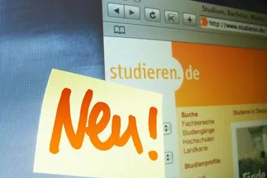Bild: Schluss mit dem Notizenchaos - studieren.de-Merkzettel hilft bei der Studienwahl