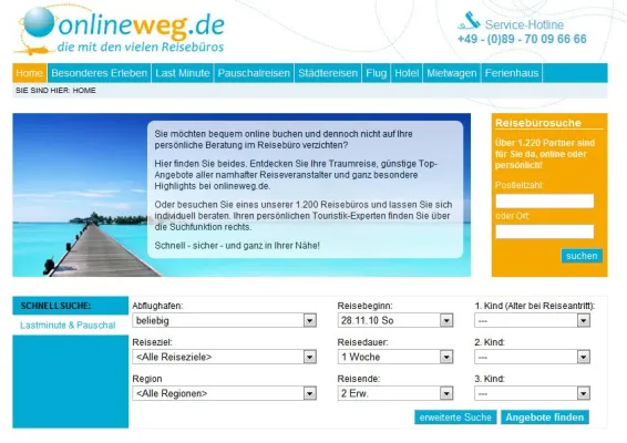 Bild: Relaunch ist abgeschlossen – Reiseportal onlineweg.de mit neuem Look