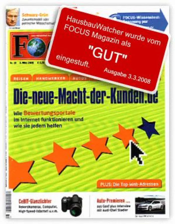 Bild und Textquelle: FOCUS Magazin Ausgabe 3. März 2008