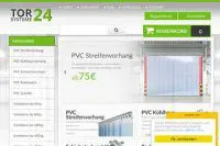 Bild: PVC Streifenvorhang von torsysteme24.de