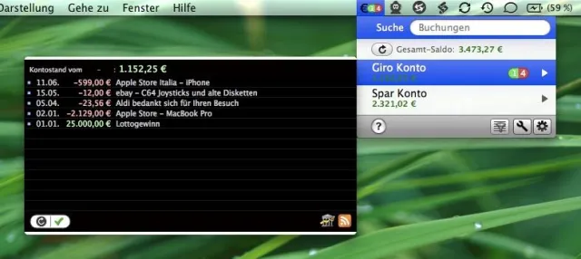Bild: Saldomat 1.0 - Onlinebanking für jeden Tag