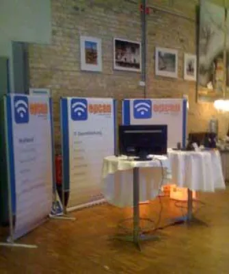 Bild: epcan auf der Anbietermesse "Zukunft Glasfaser" in Greven