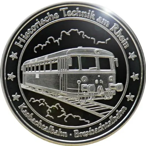 Eisenbahnromantik auf Taler geprägt Bild: Eisenbahnromantik auf Taler geprägt