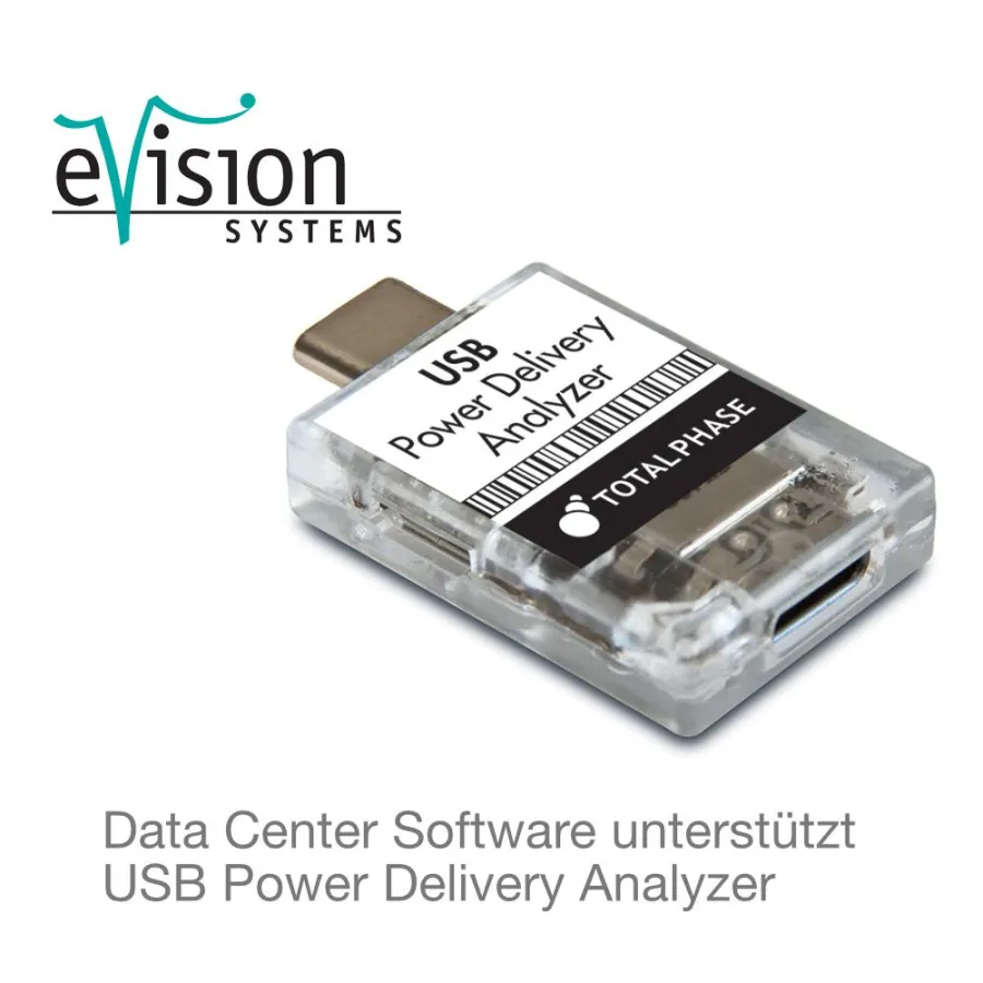 Data Center Software unterstützt USB Power Delivery Analyzer
