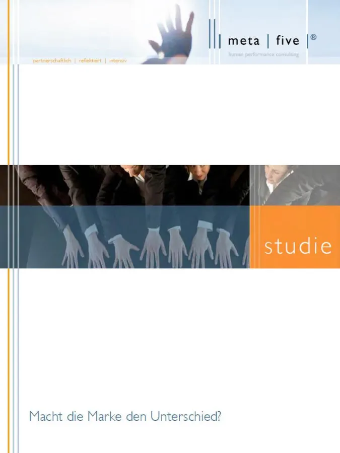 meta five Studie 2015: Macht die Marke den Unterschied?