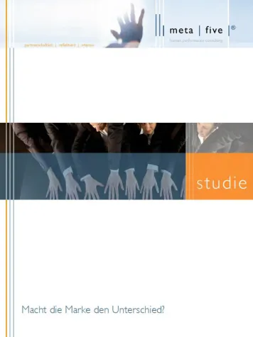Bild: meta | five Studie: “Macht die Marke den Unterschied?”
