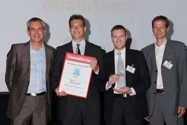 Bild: "Bestes Systemhaus 2011": IT-Verantwortliche wählen dualutions zum „Newcomer des Jahres“
