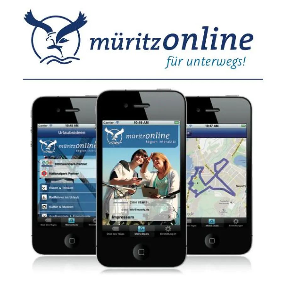 müritzonline Plus - Die aktuelle IPhone-App für Müritz & die Mecklenburgische Seenplatte