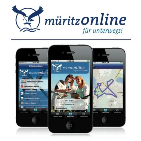 Bild: müritzonline App erfolgreich gestartet