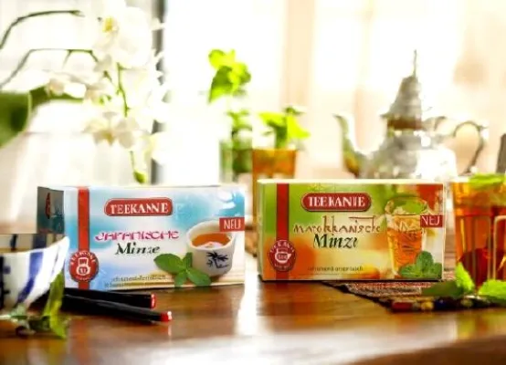 Bild: Teekanne Marokkanische Minze und Teekanne Japanische Minze: Die Frische purer Minze entdecken