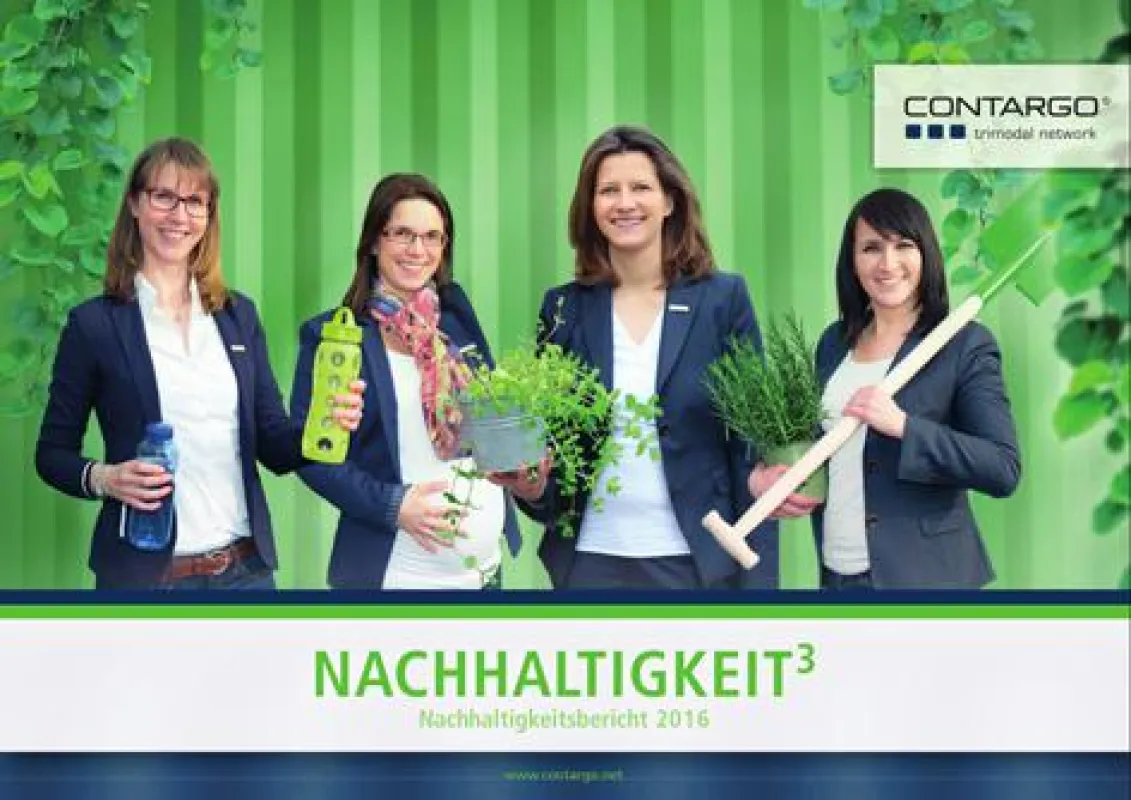 Der Contargo-Nachhaltigkeitsbericht 2016 (Quelle:Contargo)