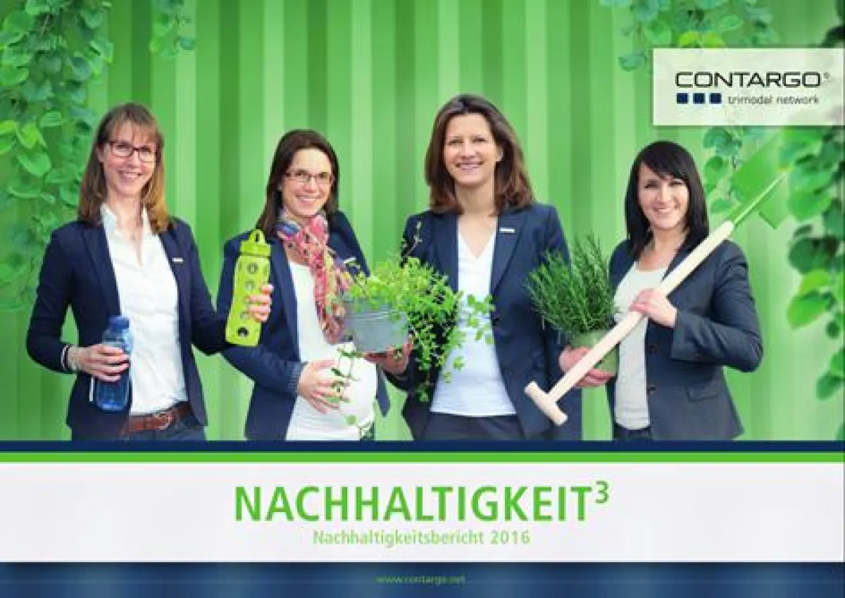 Der Contargo-Nachhaltigkeitsbericht 2016 (Quelle:Contargo)