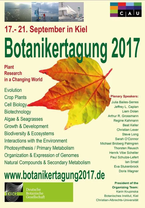 Die Botaniker-Tagung findet vom 17. - 21. September an der Uni Kiel statt. (Abbildung: Dr. Christine Desel)