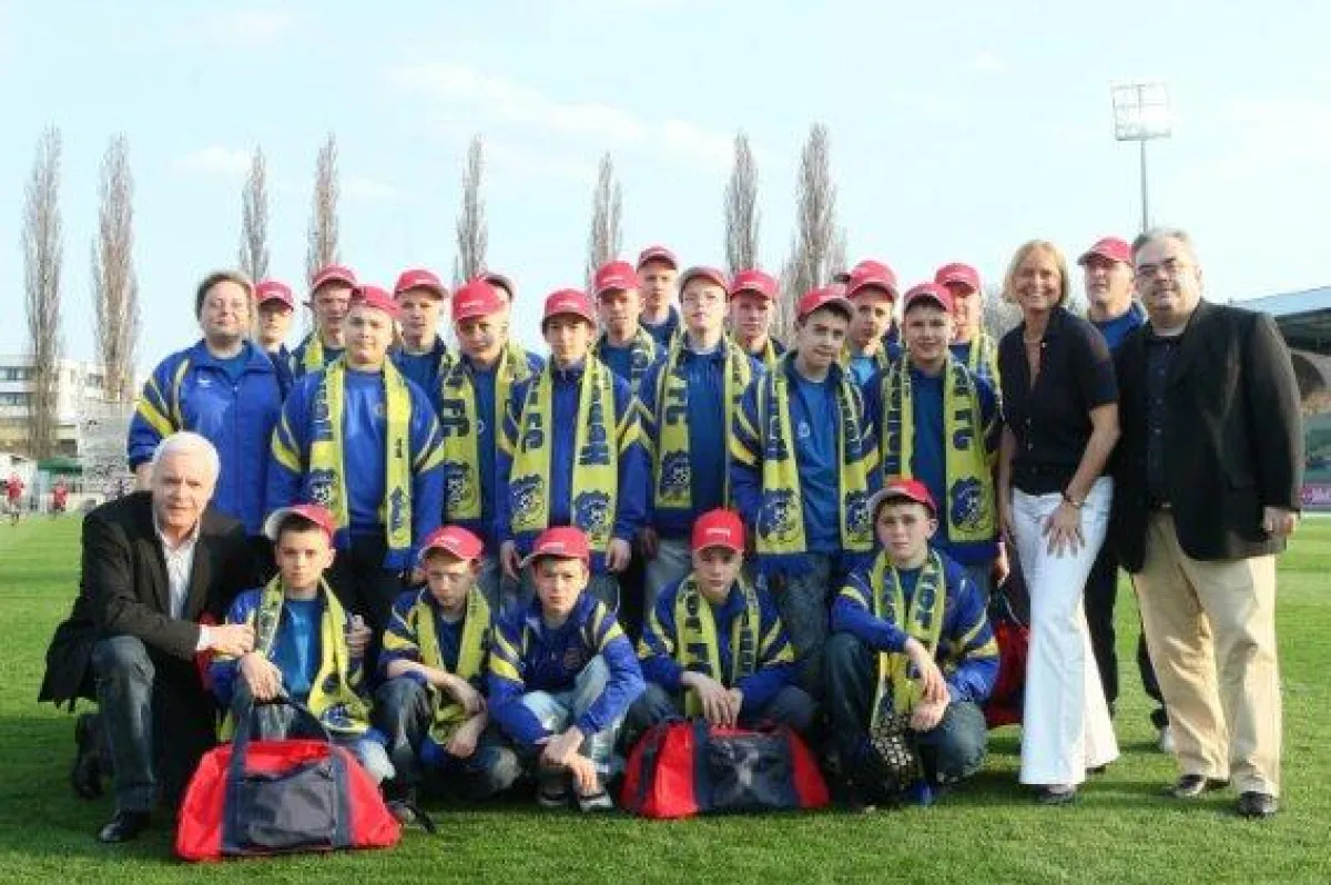 Berliner Nachwuchsfußballer zum Trainingscamp in Österreich