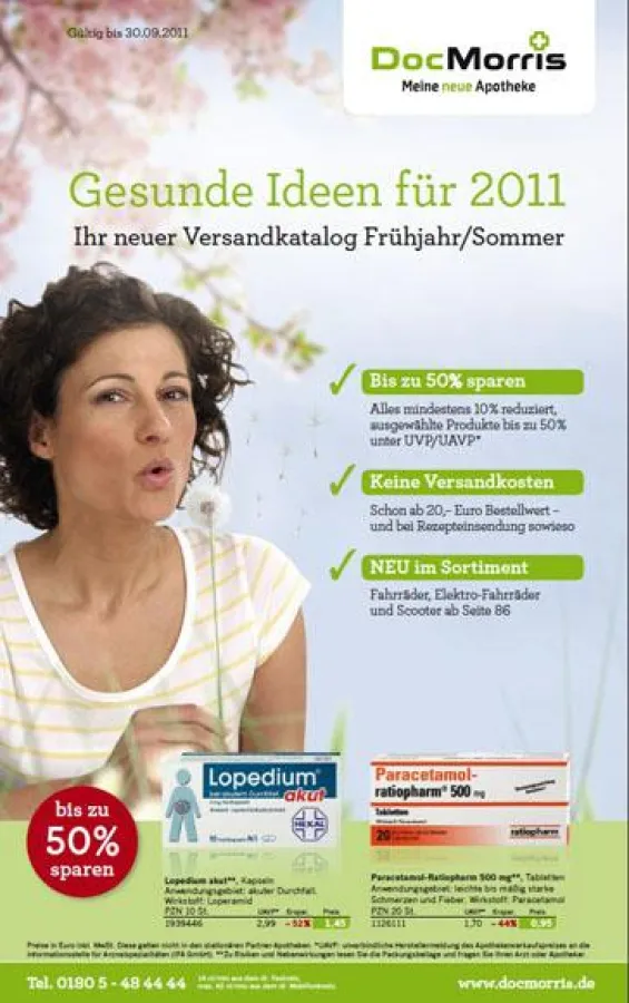 DocMorris mit neuem Versandkatalog 2011 aus dem Hause Mohr & More Werbeagentur Aachen