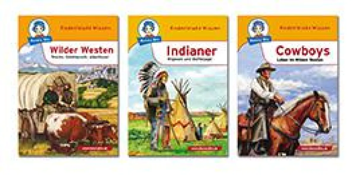 Benny Blu Lernbücher rund um den Wilden Westen