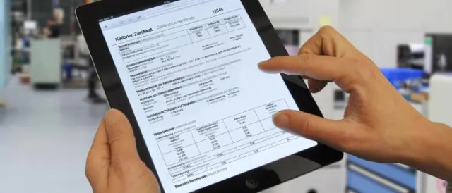 Bild: Prüfmittellebenslauf digitalisiert