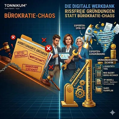 Bild: Gegen das Behörden-Chaos: IHK-Preisträger Markus Tonn launcht digitale Werkbank für rissfreie Gründungen