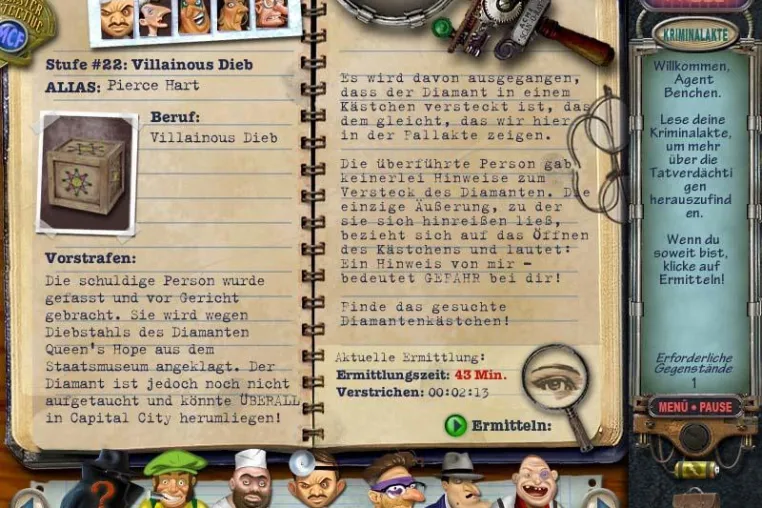 Bild: Big Fish Games stellt mit \"Mystery Case Files: Prime Suspects\" Fortsetzung des Knobel-Nummer-1-Bestsellers vor