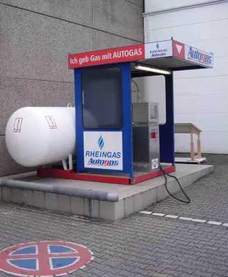 Bild: Rheingas: Professionelles Flottenmanagement - An der eigenen Zapfsäule günstig Autogas tanken