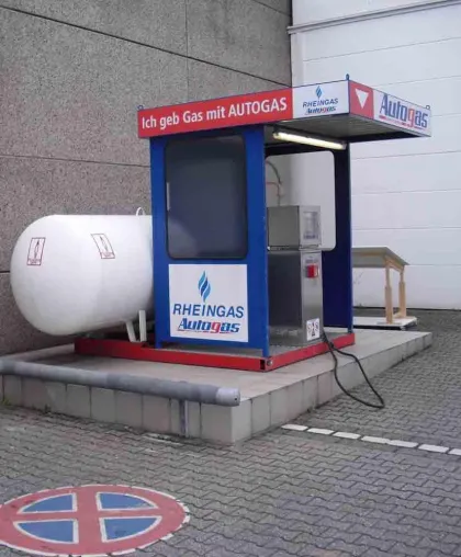 Rheingas: Professionelles Flottenmanagement - An der eigenen Zapfsäule günstig Autogas tanken Bild: Rheingas: Professionelles Flottenmanagement - An der eigenen Zapfsäule günstig Autogas tanken