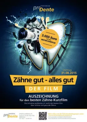 Bild: Kurzfilmwettbewerb "Zähne gut - alles gut" ausgeschrieben