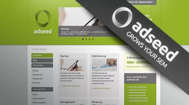 SEM Angebot adwordsservice.de heißt jetzt adseed.de Bild: SEM Angebot adwordsservice.de heißt jetzt adseed.de