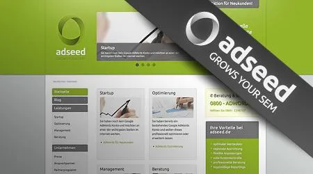 Bild: SEM Angebot adwordsservice.de heißt jetzt adseed.de