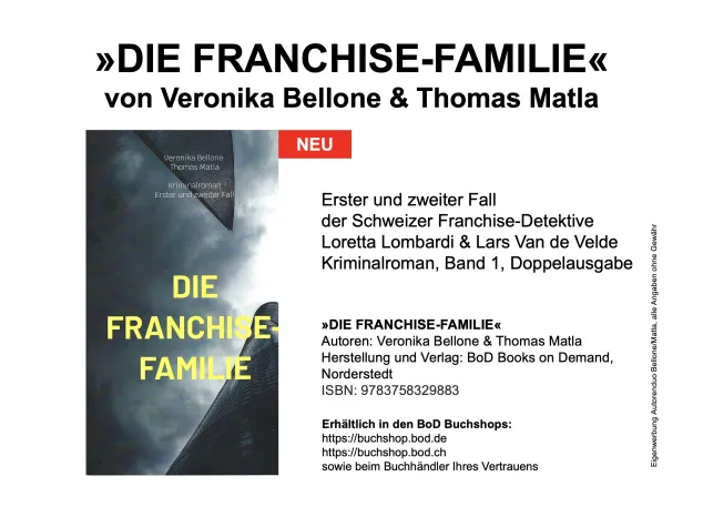 Bild: Krimibuch-Neuerscheinung: «Die Franchise-Familie»